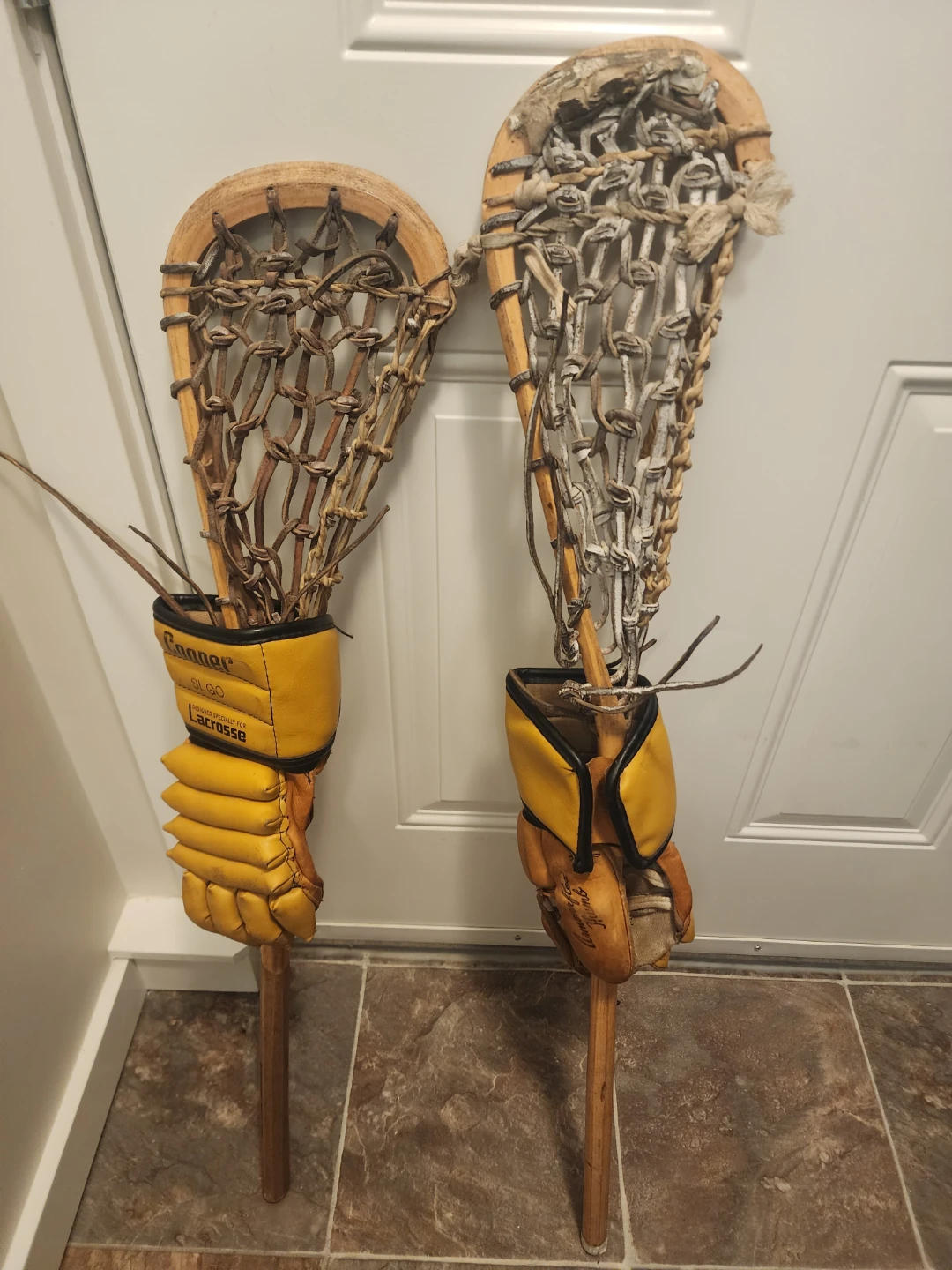 Vintage Lacrosse Gloves & Sticks