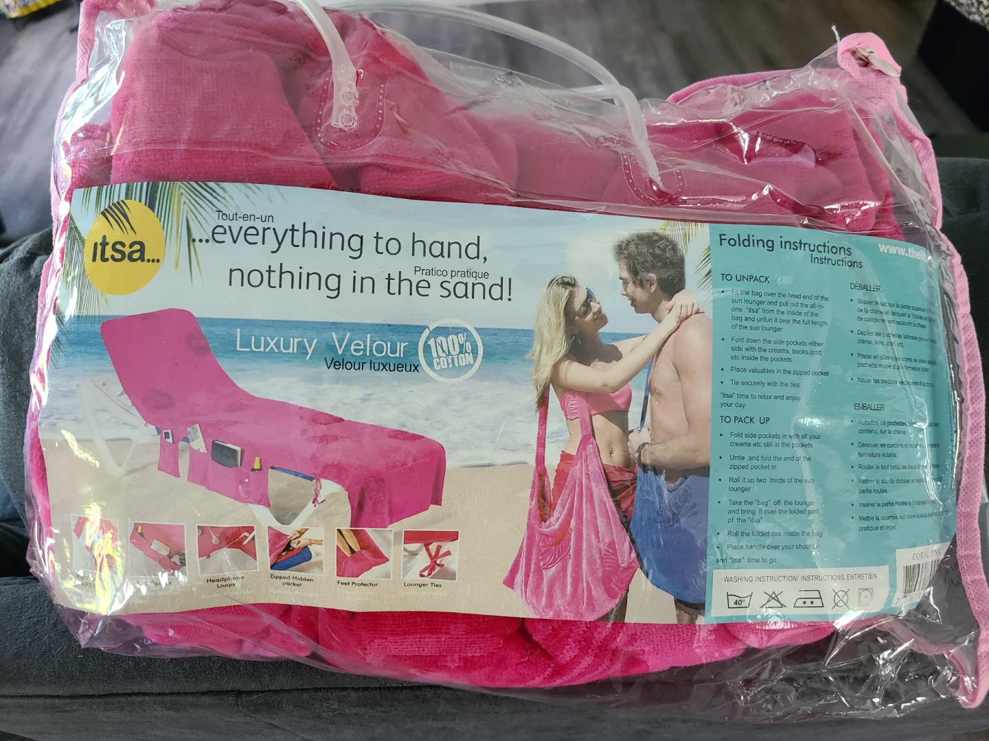 Plastic Chaise Lounge Chair and cover - photo 2