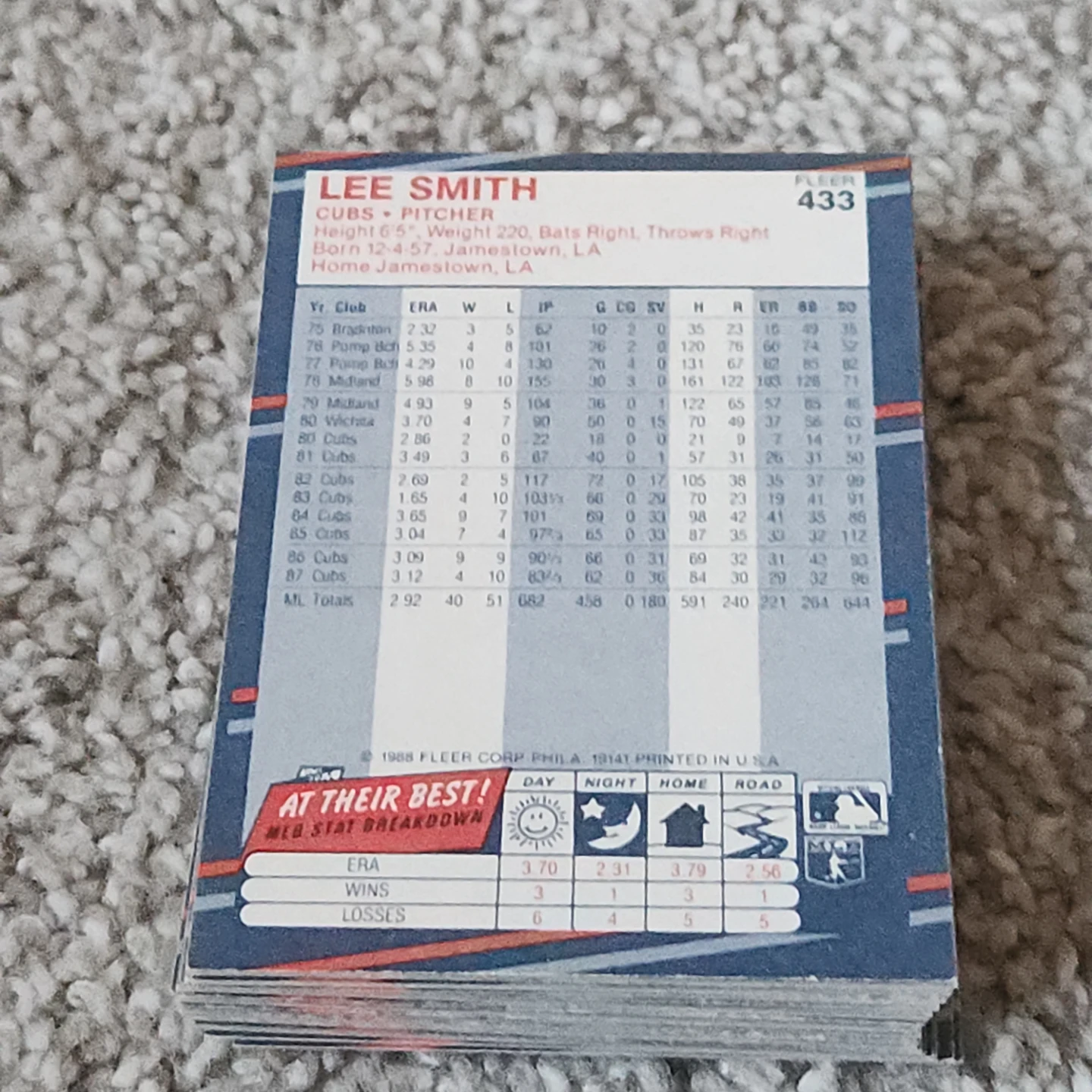1988 Fleer baseball cards   Lot of 40 players - photo 3