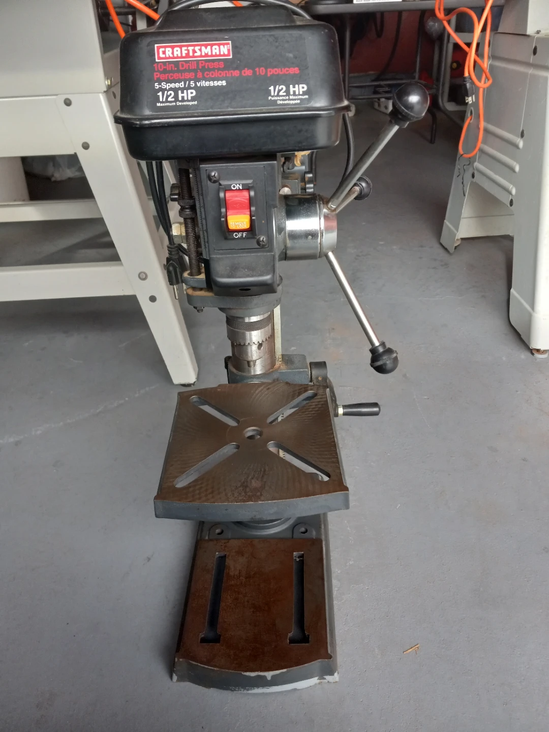 Craftsman 10-in Drill Press 1/2 HP