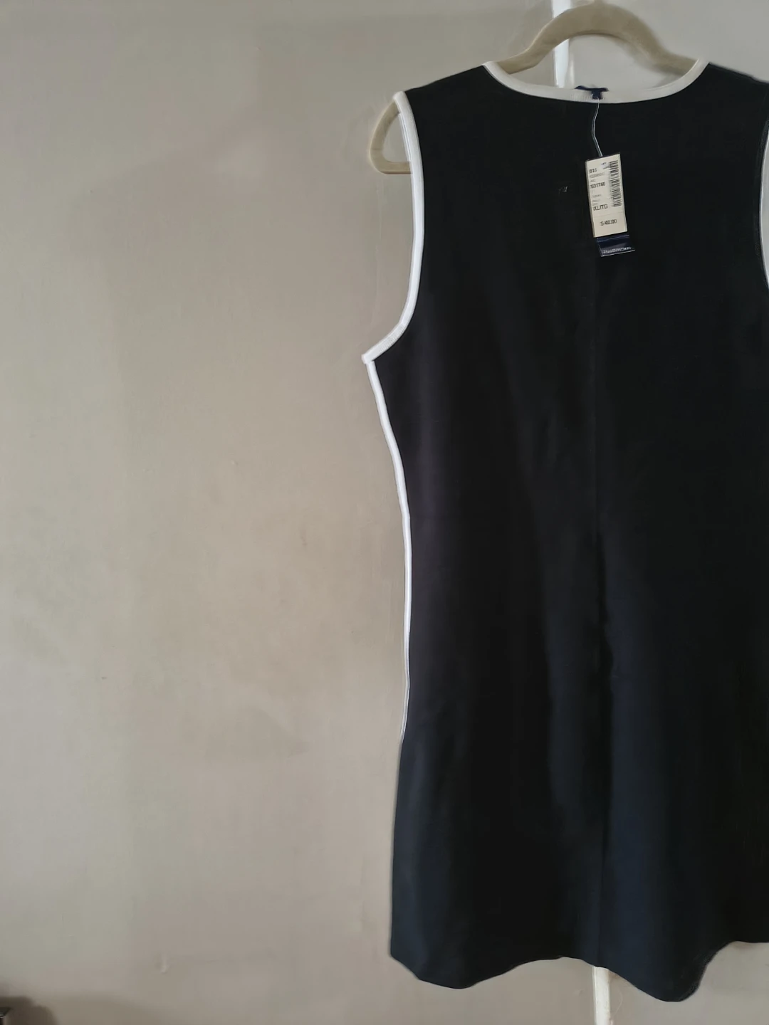 Reitmans Black Sleeveless Dress Xl with White Trim - photo 5