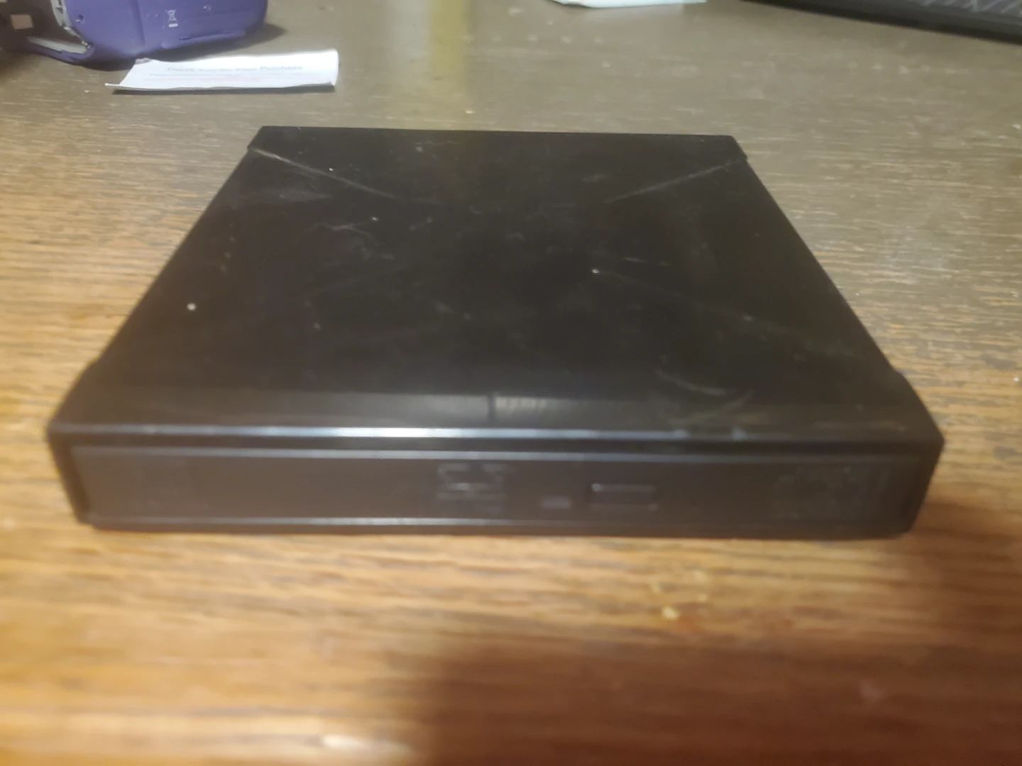 Black Portable CD/DVD Drive