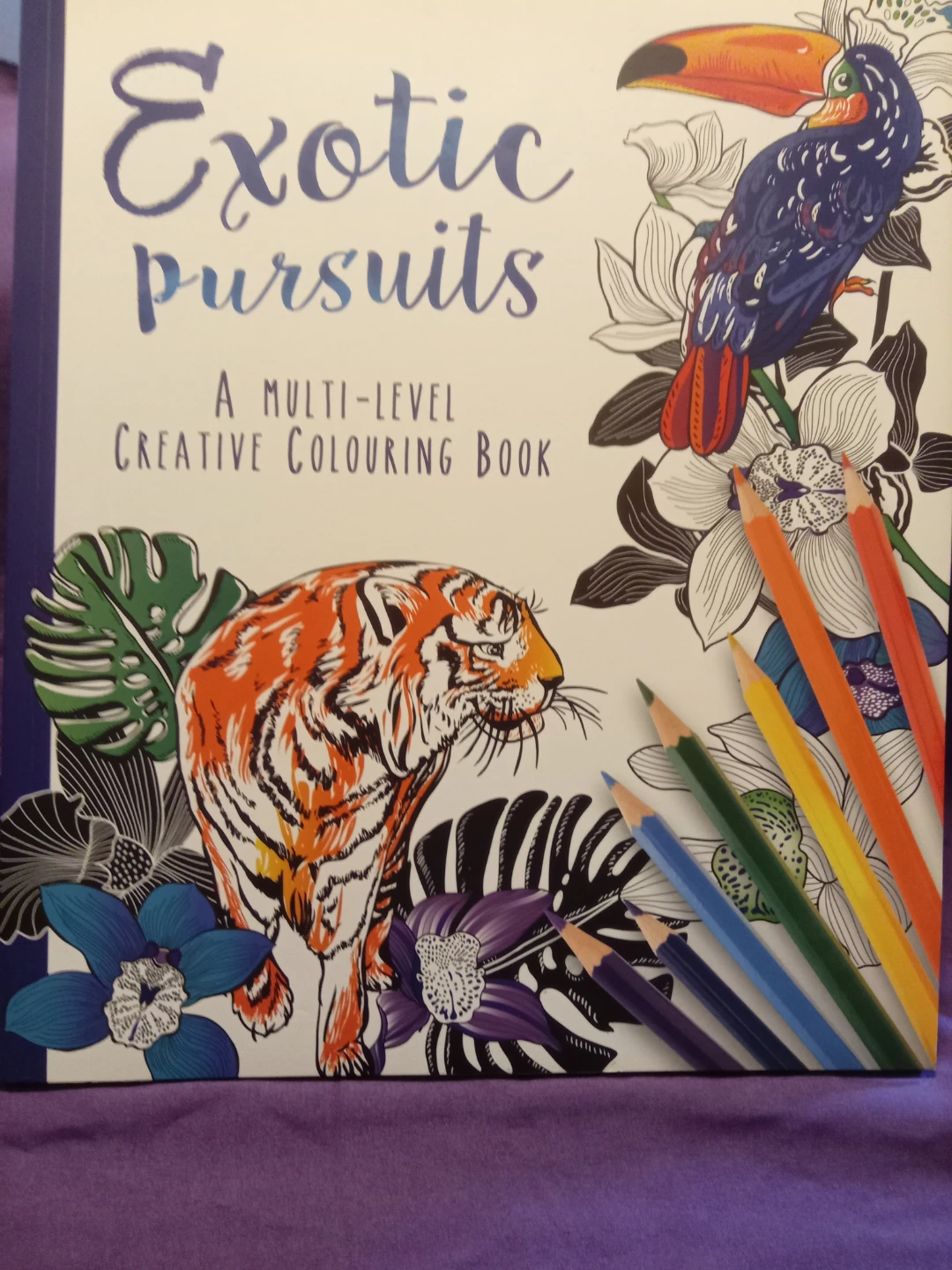Exotic Pursuits Creative Colouring Book