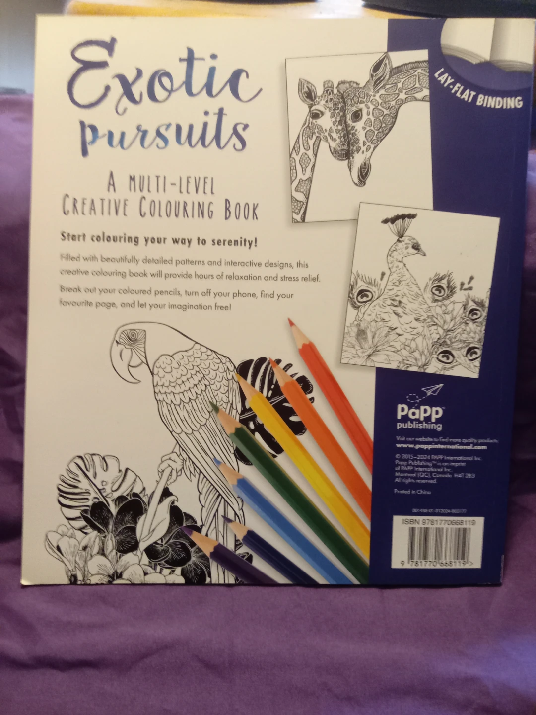 Exotic Pursuits Creative Colouring Book - photo 2