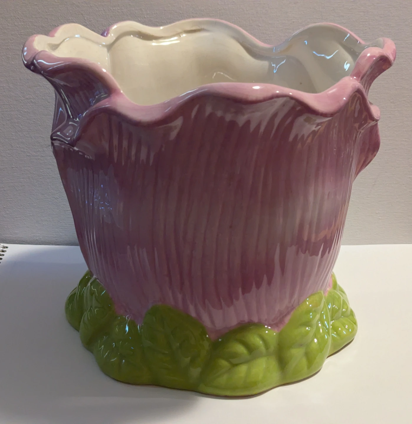 Pink Planter and Vase