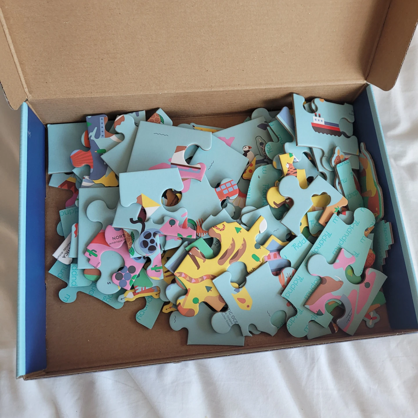 Mudpuppy 78-Piece Map of the World Puzzle - photo 2
