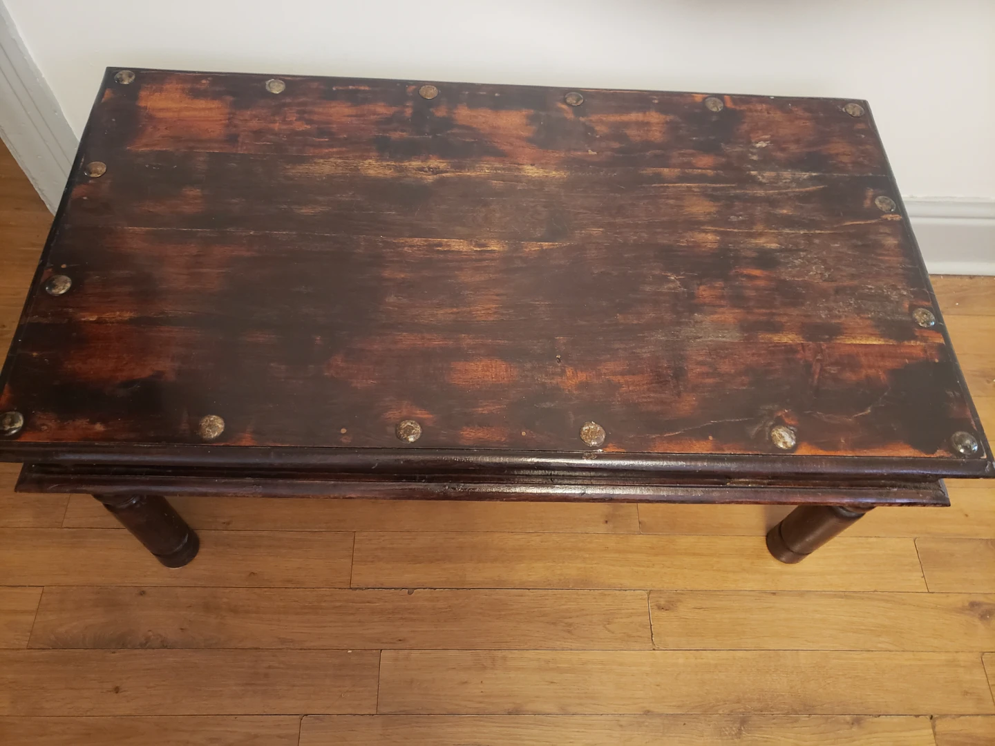 Heavy solid wood coffee  table - photo 2