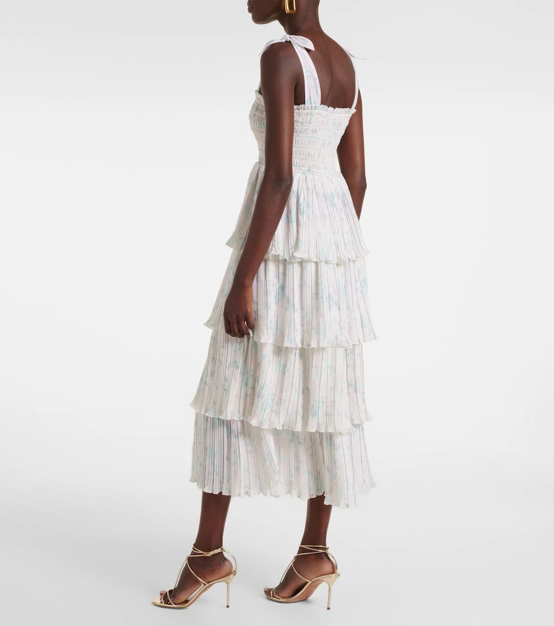 GANNI ruffled  midi dress - photo 5