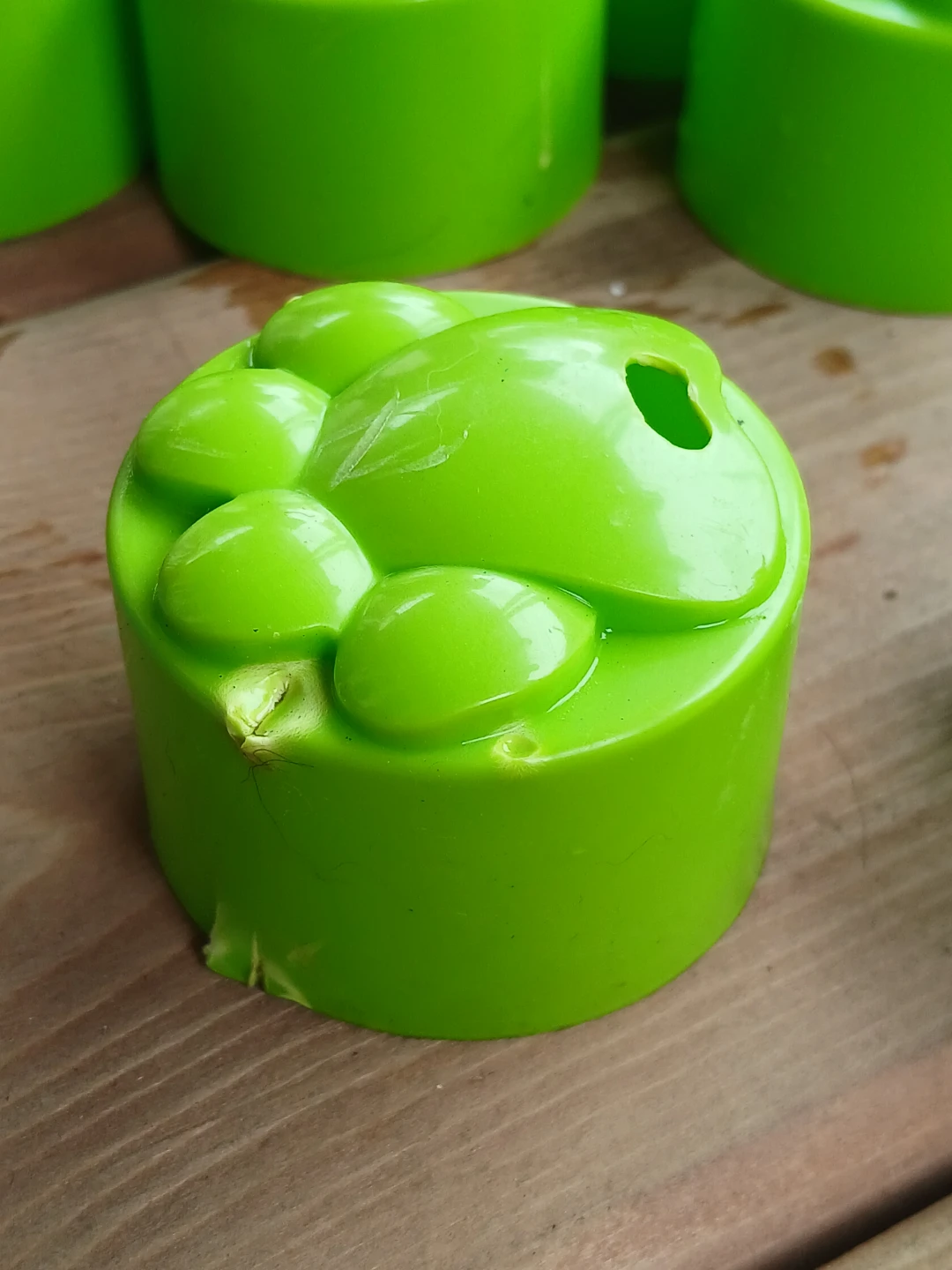 Blue and Green Paw Print Treat Dispenser Dog Toy - photo 5