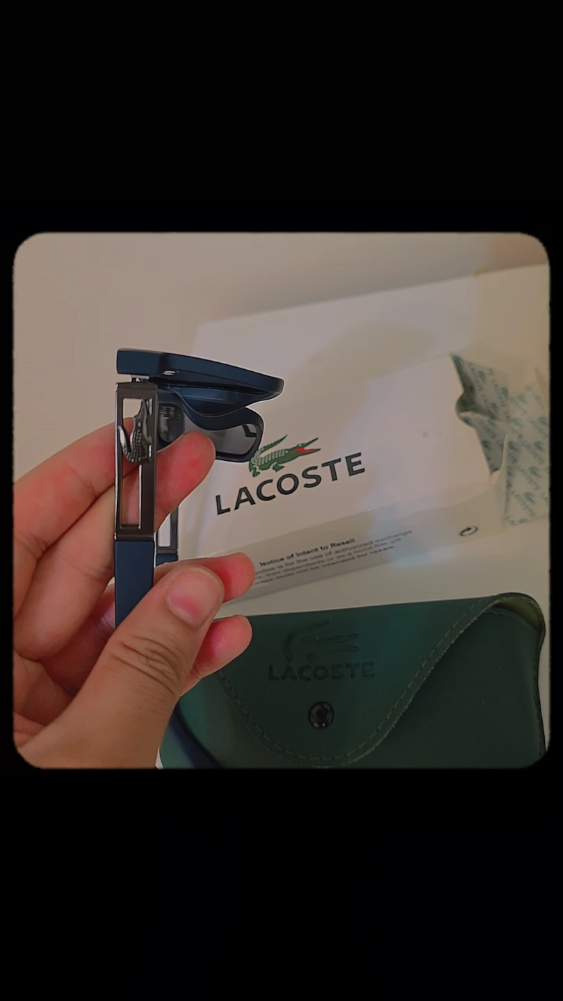 Brand new ​🐊 Lacoste Sunglasses with Original Box & Case - photo 3