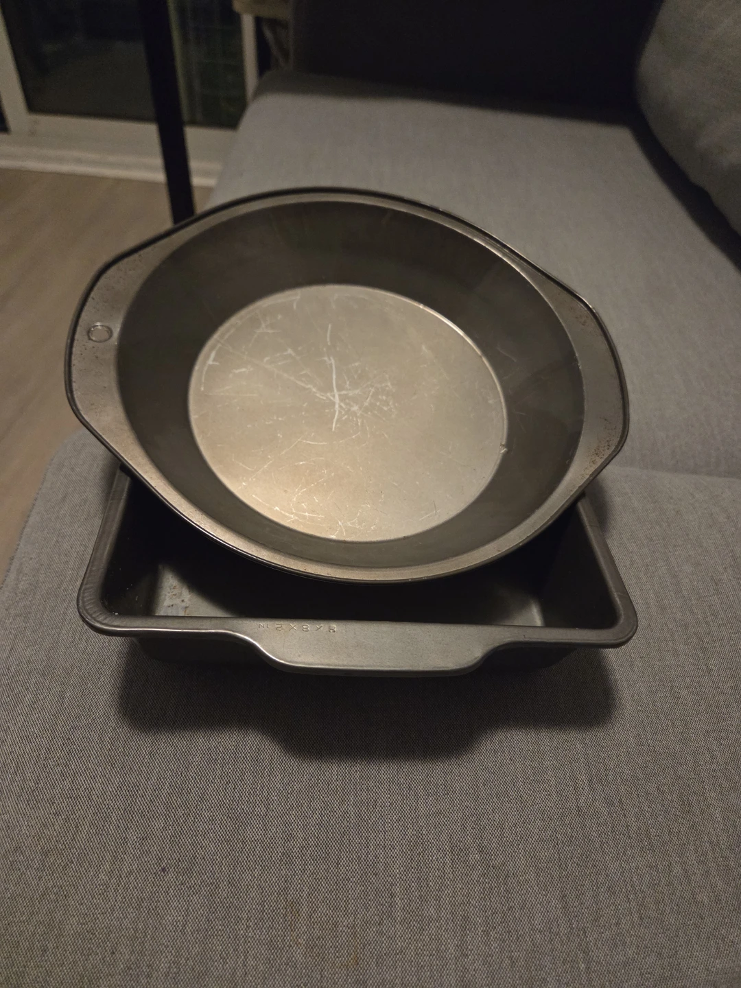 2-Piece Baking Pan Set - Pie Plate & Square Pan - photo 5