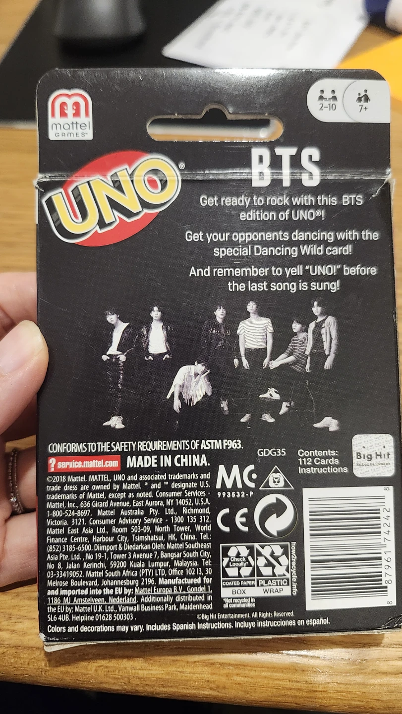 UNO BTS Card Game - photo 2