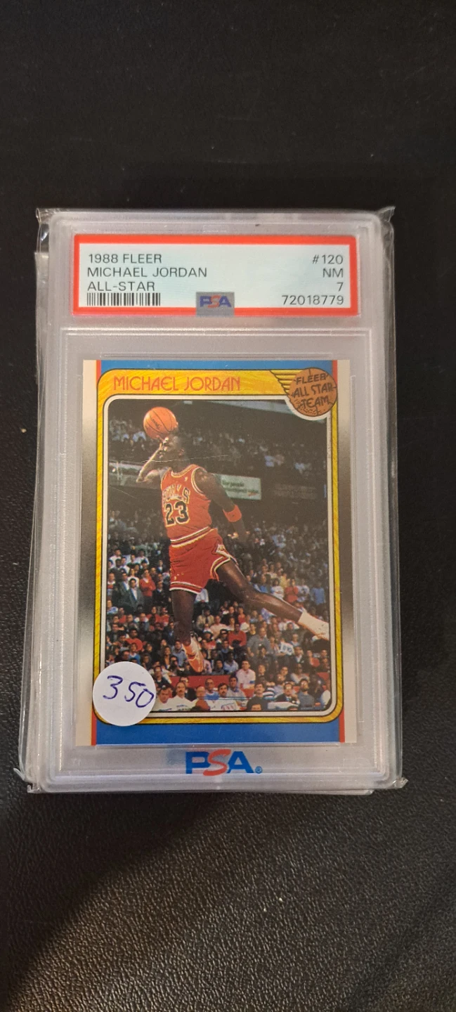 1988 Fleer Michael Jordan All-Star Card #120 NM