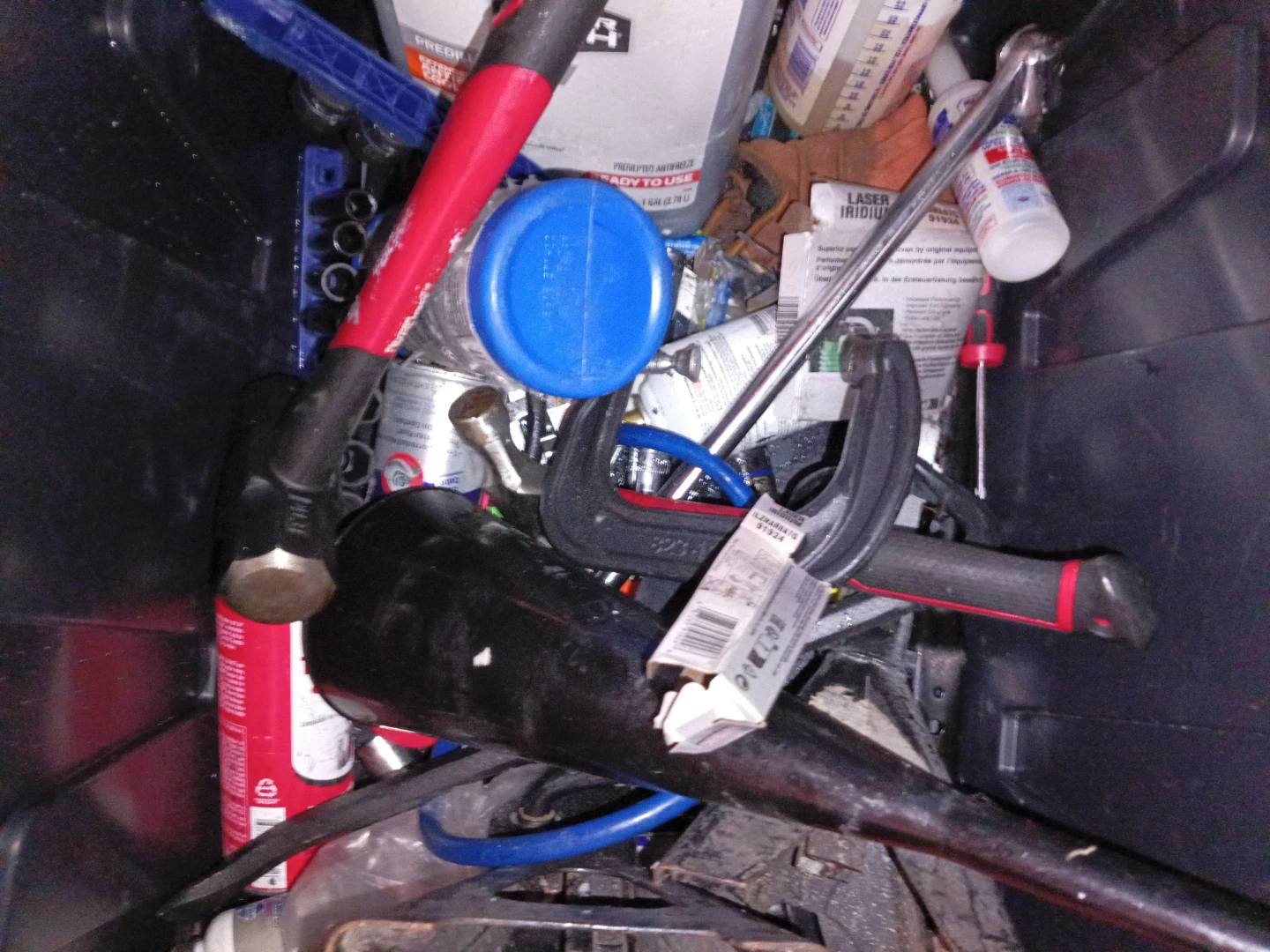 Mixed Lot of Automotive and Household Fluids and Tools - photo 2