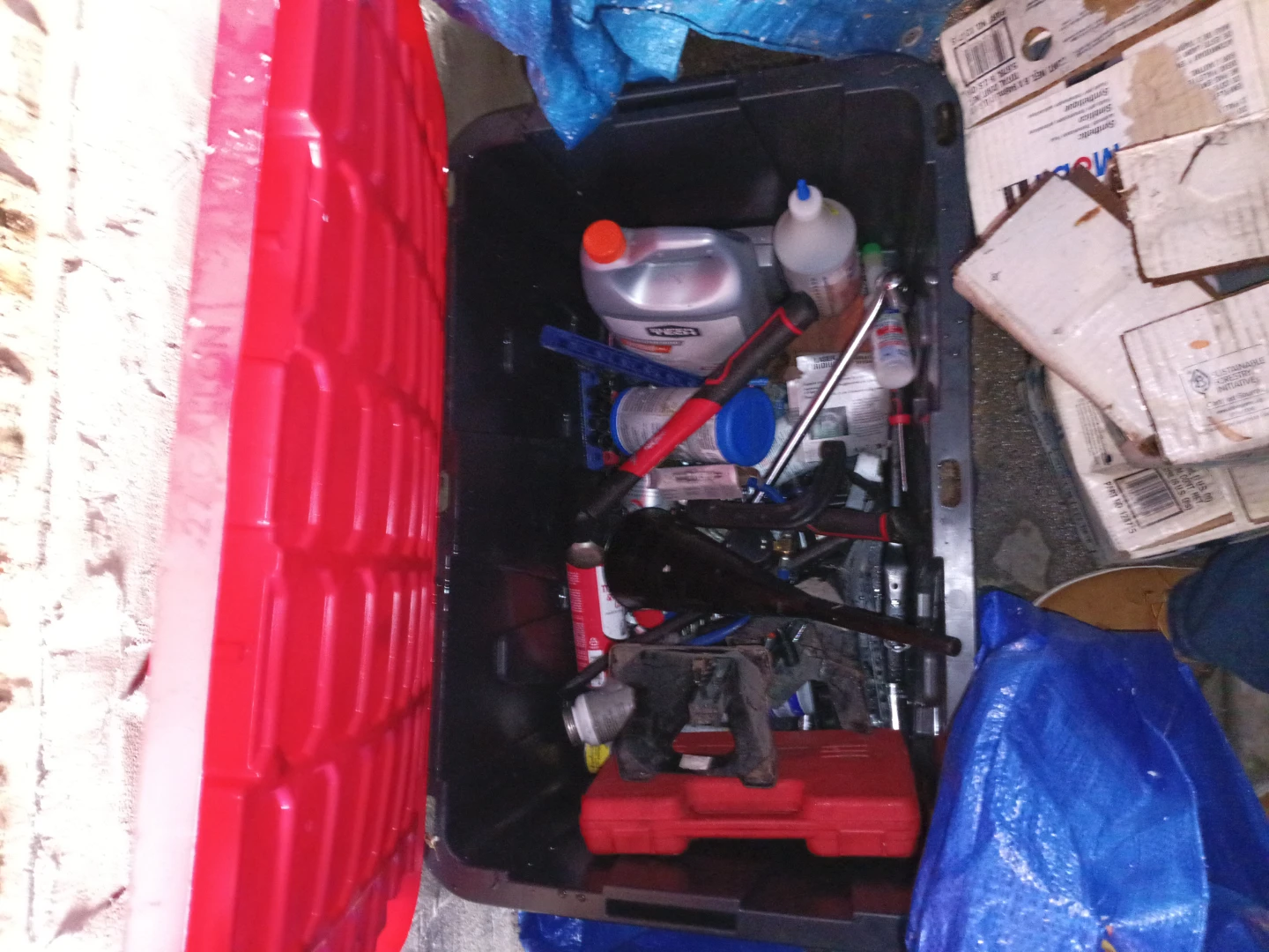 Mixed Lot of Automotive and Household Fluids and Tools - photo 4