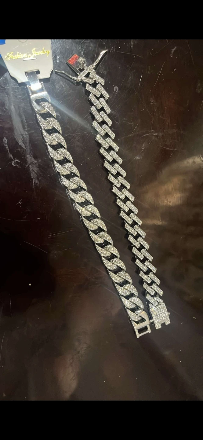 A moissanite bracelet