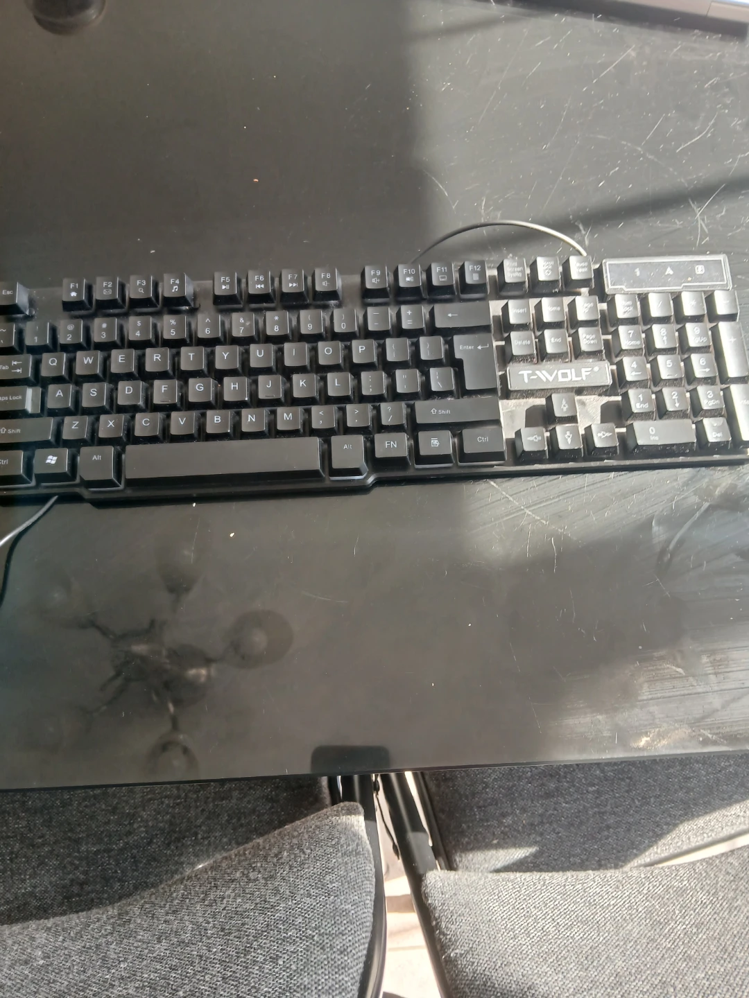 T20 T-WOLF Rainbow Backlit Gaming Keyboard - photo 2
