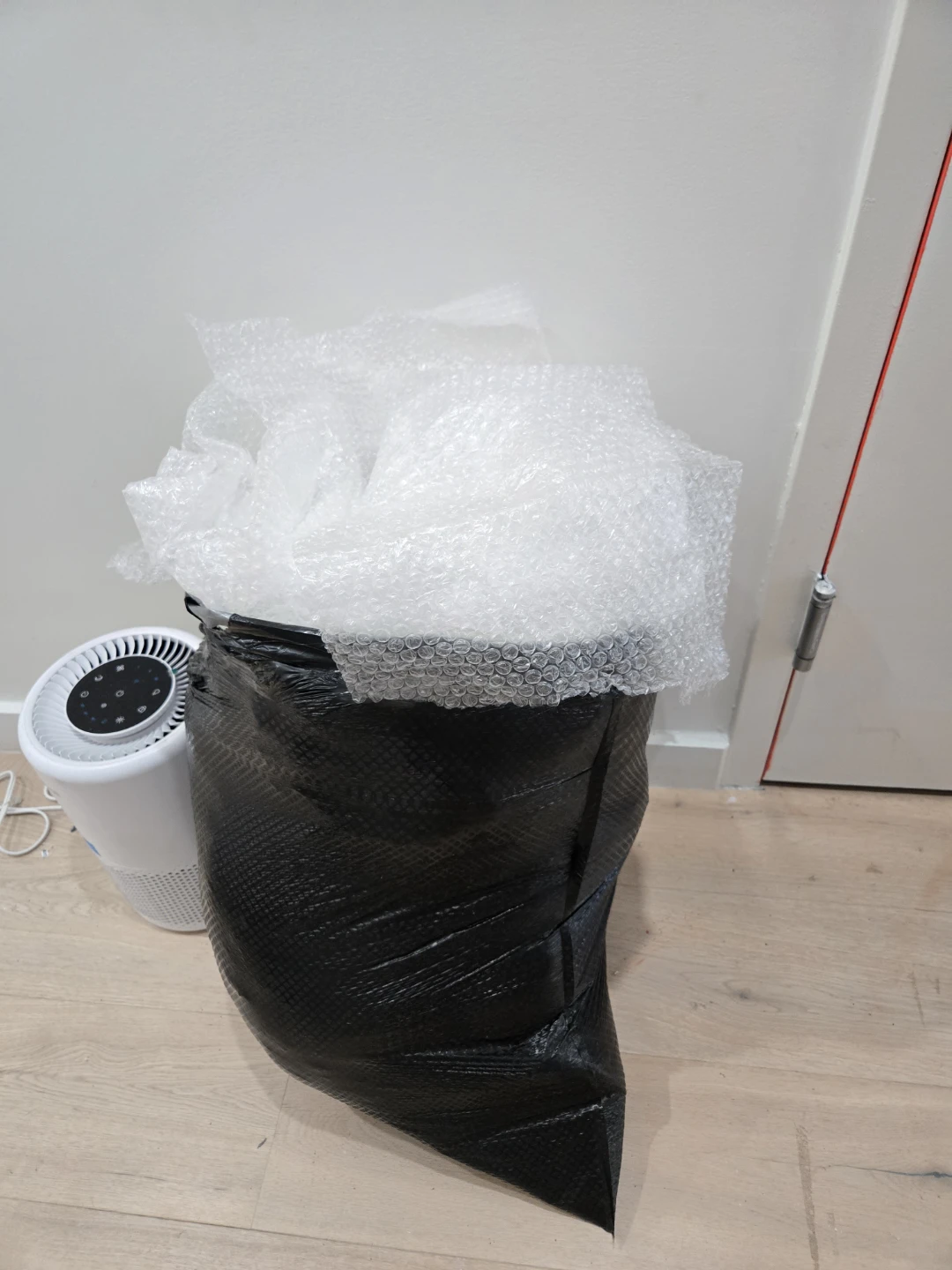 Bag of bubble wrap