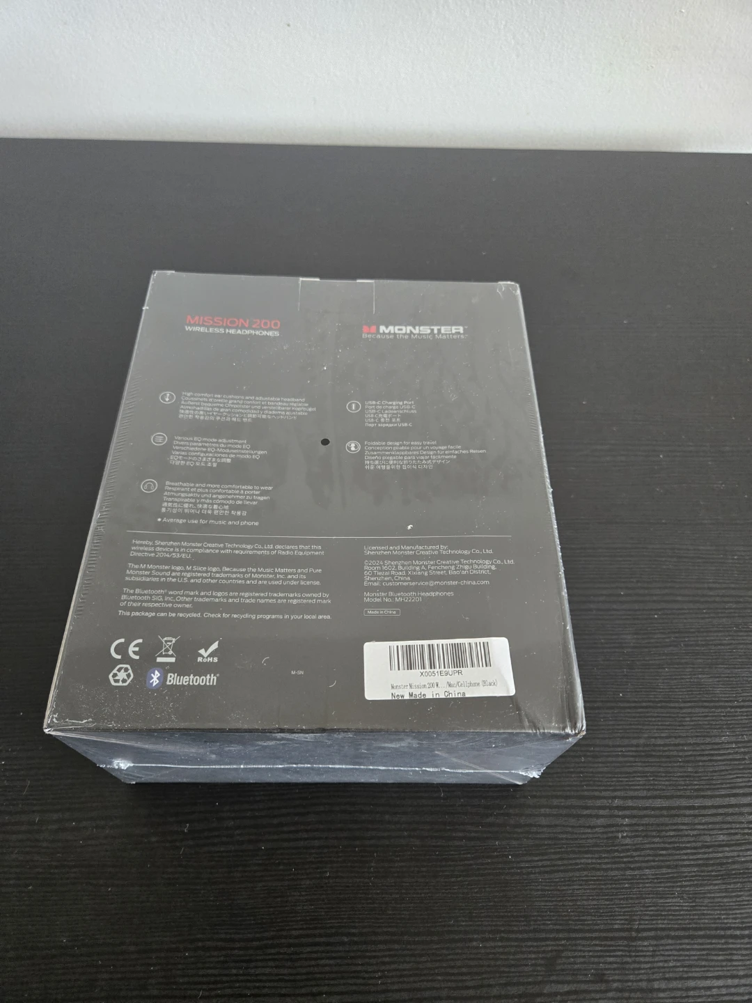 Monster Mission 200 Wireless Headphones - Black - photo 2