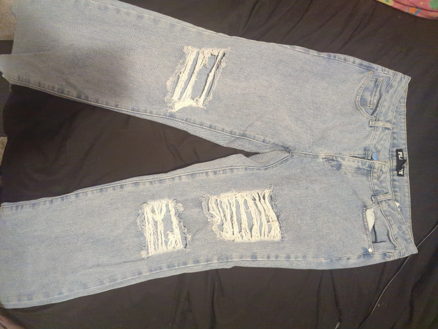 Playboy Y2K Ripped Jeans