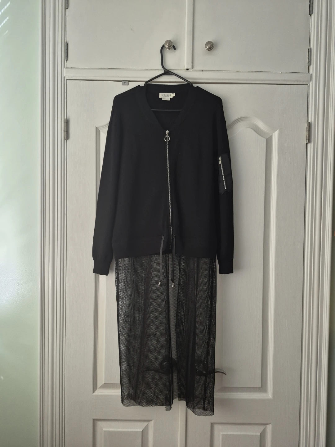 Lili Sidonio Molly Bracken 2-in-1 Mesh Sweater