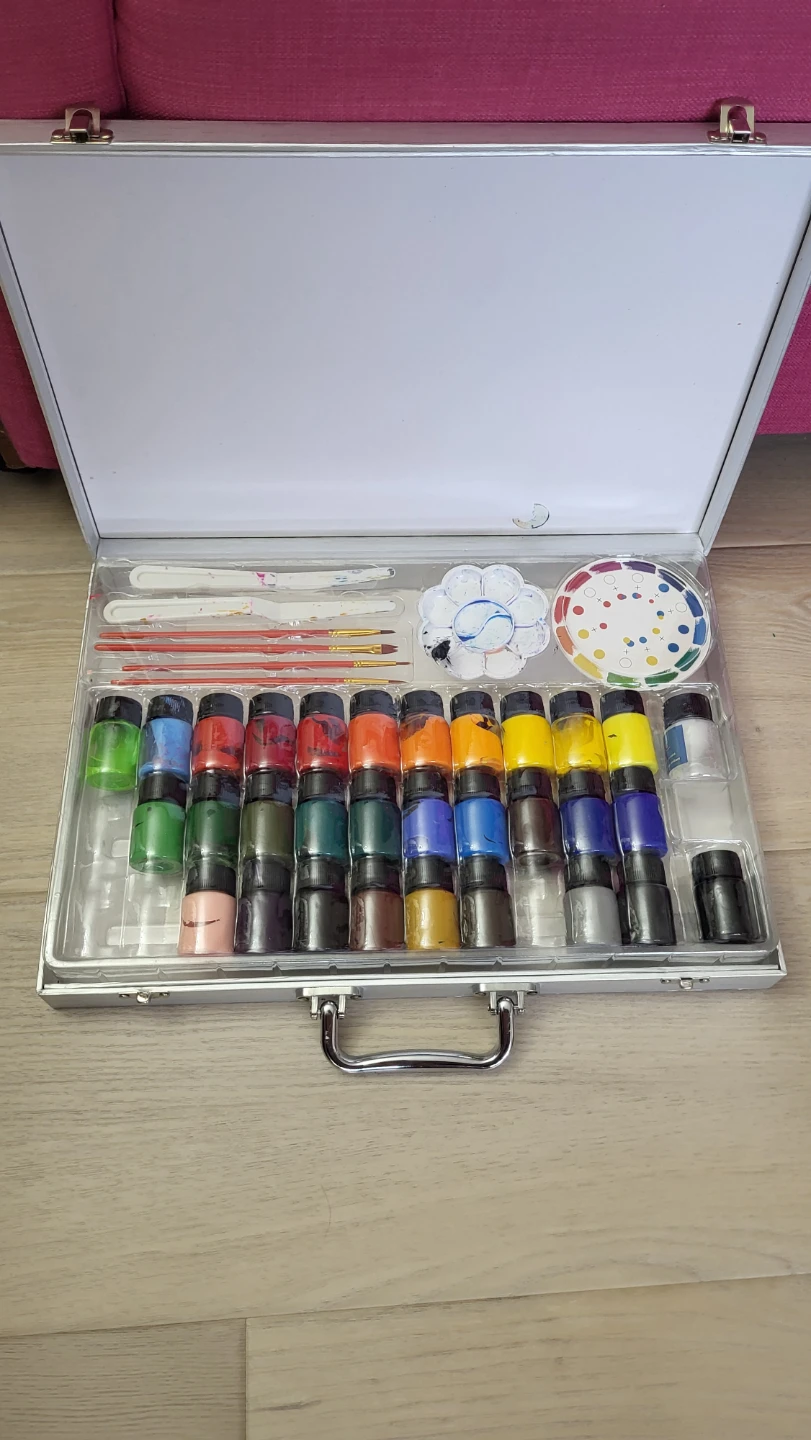 Artist Brushes Lot with Sponges + art supplies painting set - photo 2