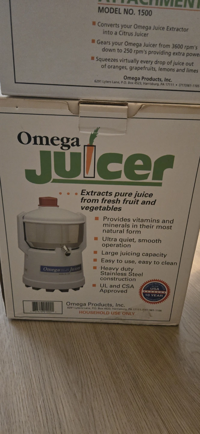 Omega Juicer and Citrus Juicer Attachment - photo 5