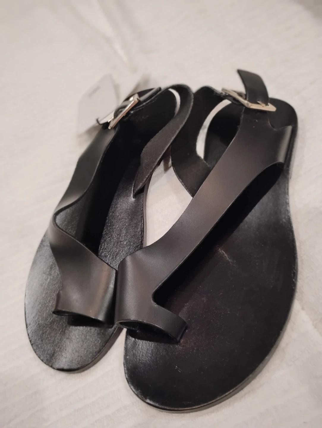 MNG Black Flat Sandals - photo 2