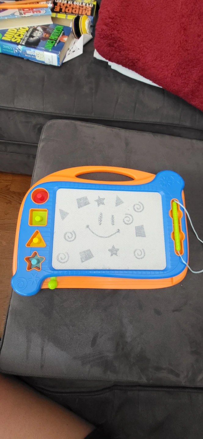 Magnetic Drawing Board with Stencils