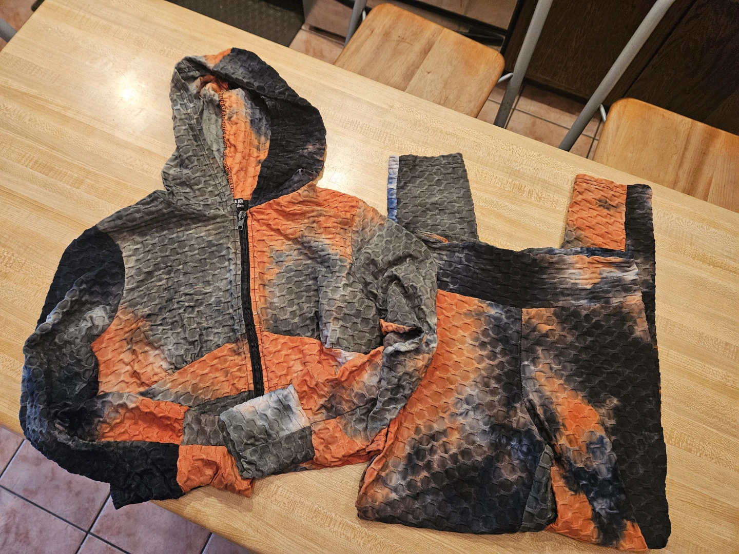 Jolie & Joy Tie-Dye Hoodie and Leggings Set - Medium