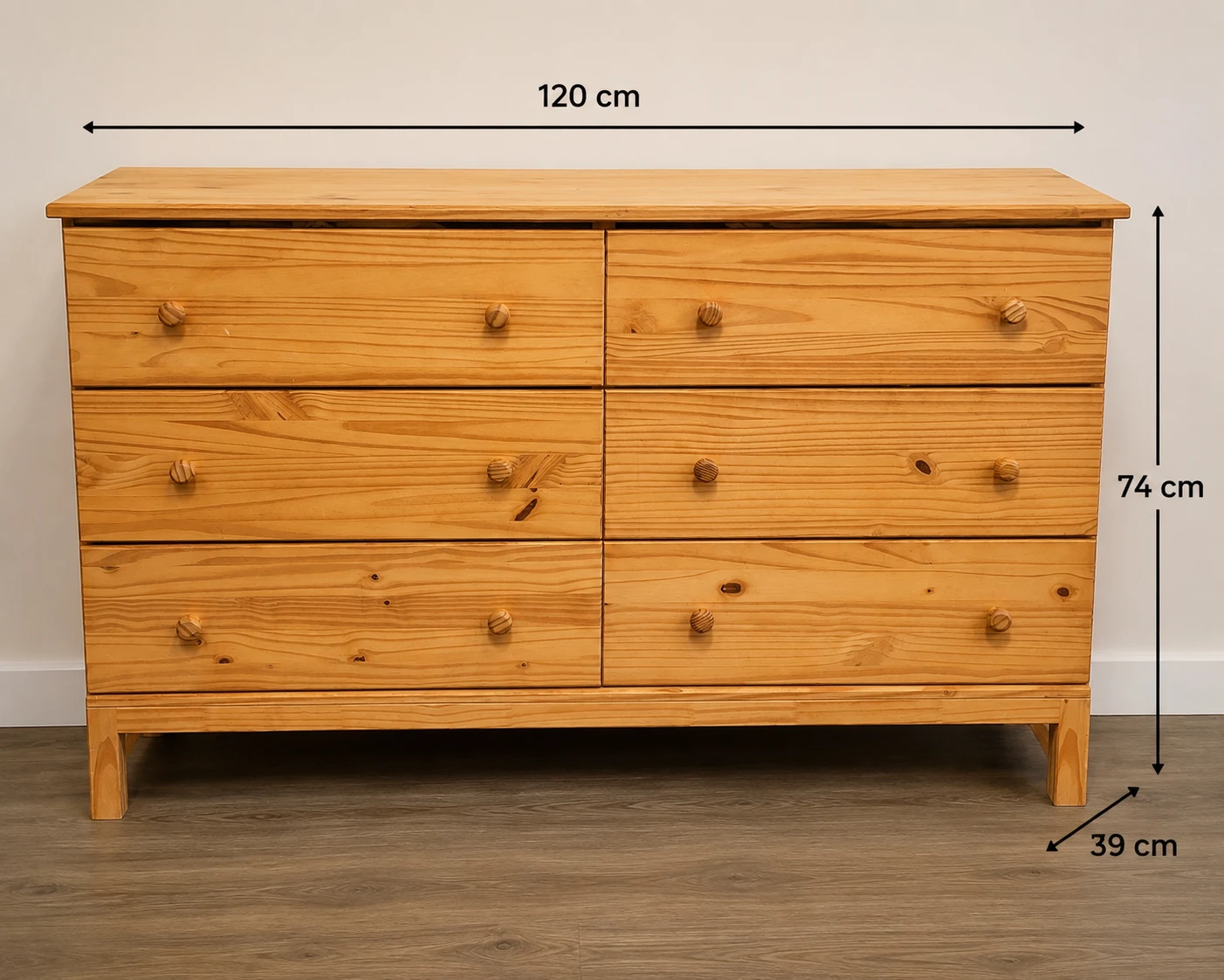IKEA TARVA 6-drawer dresser