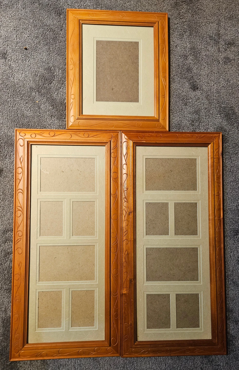 Set of 3 Wood Picture Frames