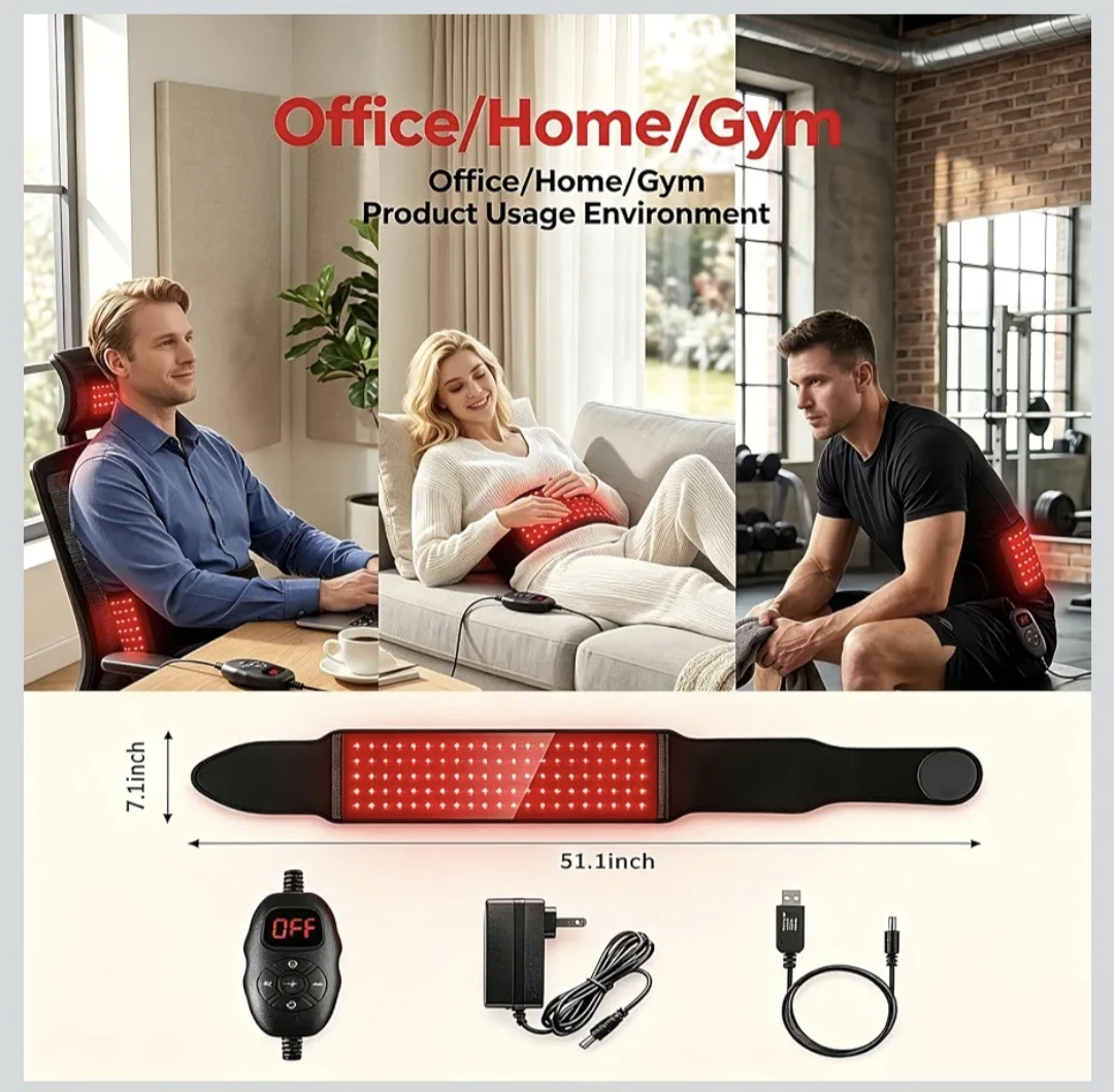 Red Light Therapy Belt for Pain Relief - photo 4