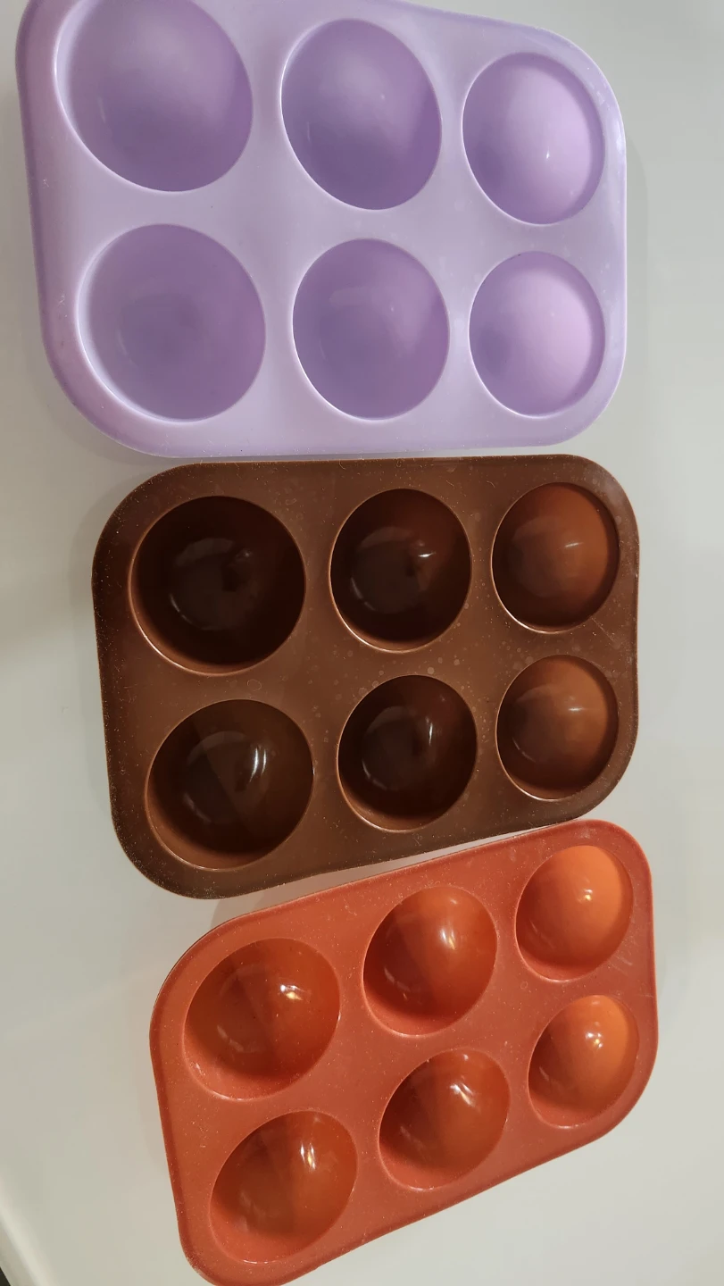 Silicone Hot Chocolate Bombs Molds - Set of 3 - photo 3