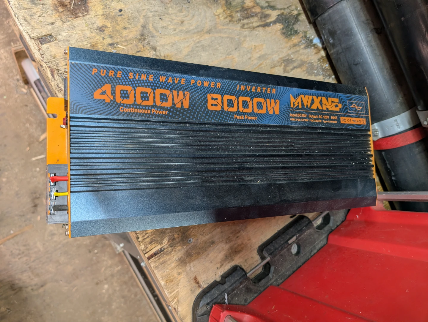 Pure Sine Wave Inverter 4000W Continuous 8000W Peak Power - photo 2