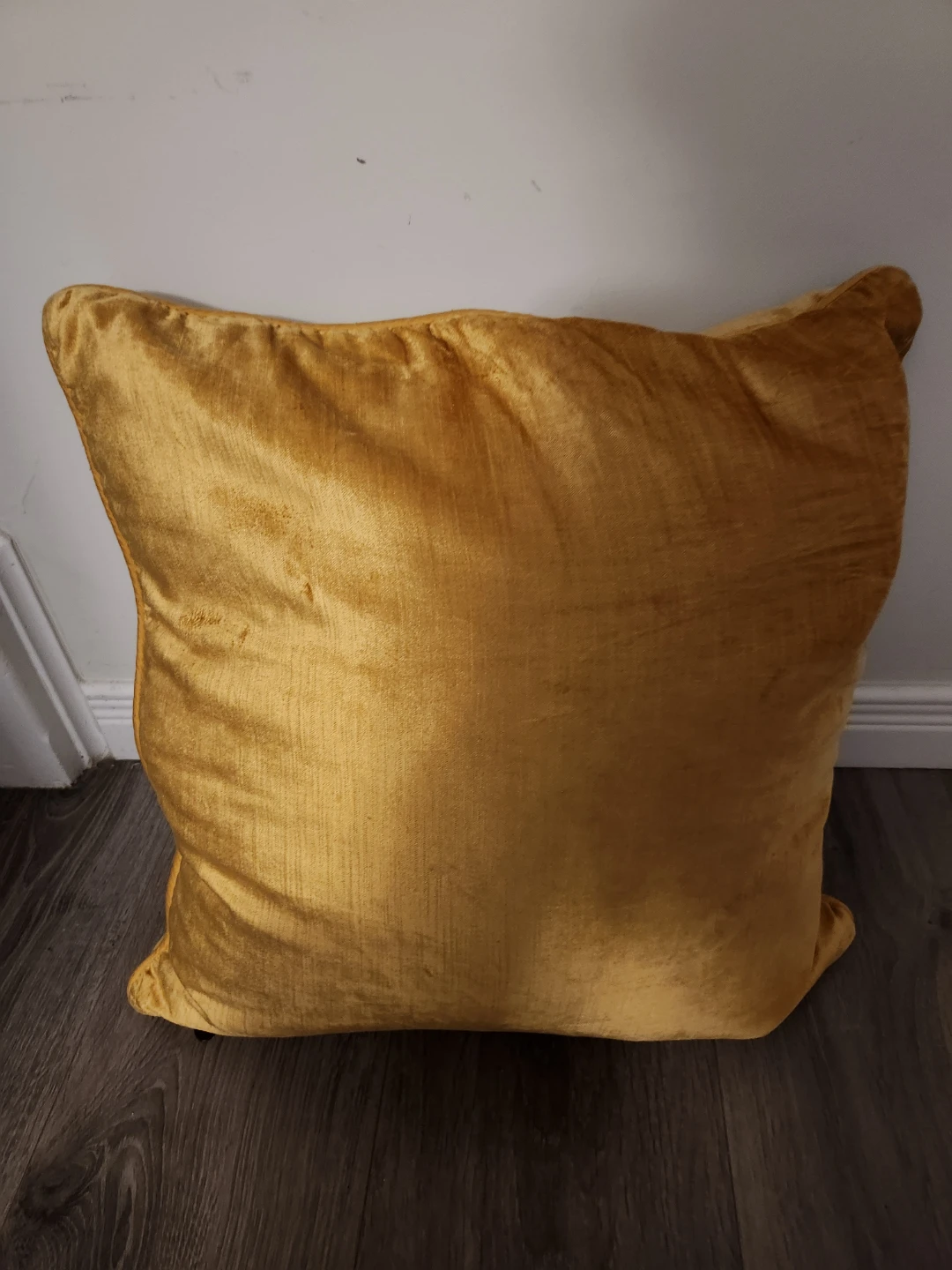 Fuzzy Lumbar Support Pillow and Velvet Throw Pillow - photo 3