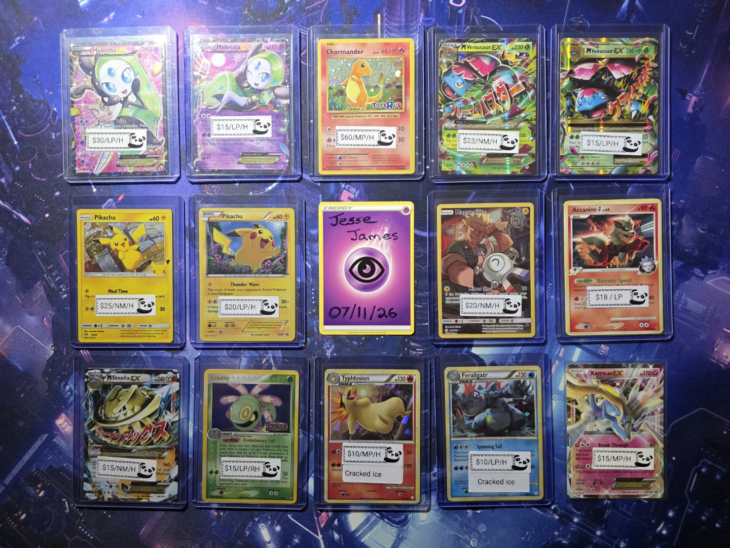Assorted Pokemon Trading Cards