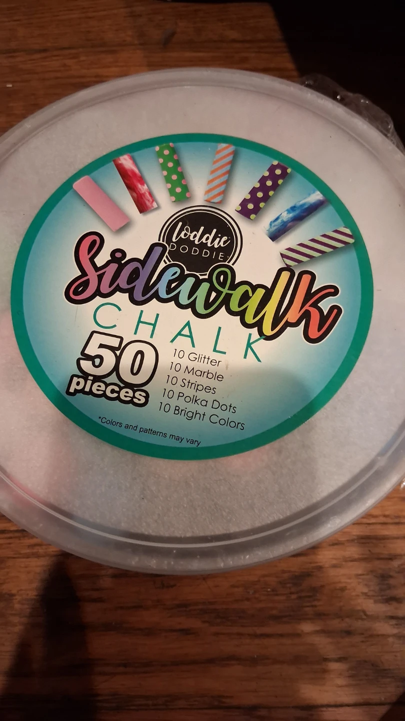 Loddie Doddie Sidewalk Chalk - 50 Pieces