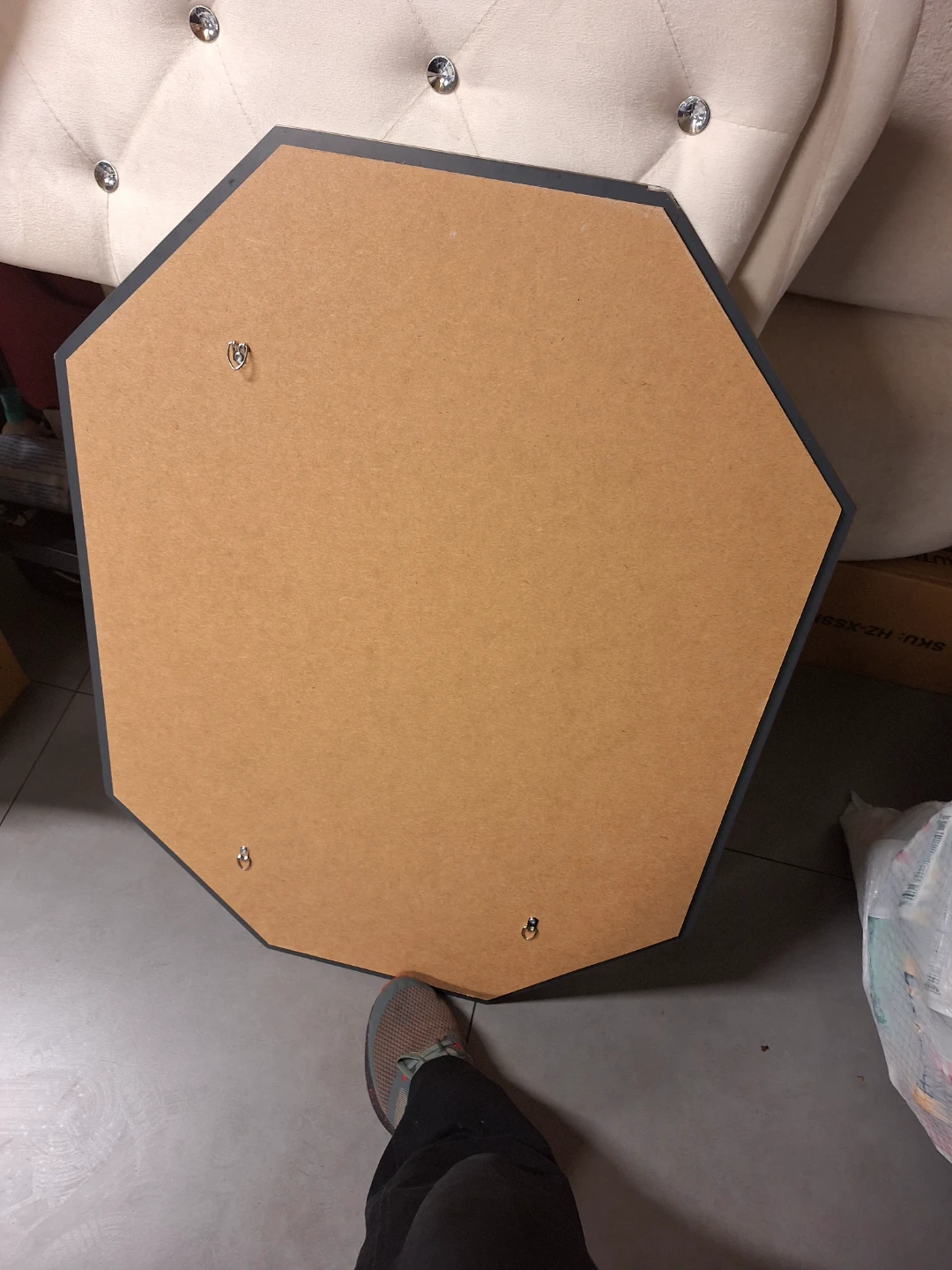 Octagon Shaped Wall Mirror - photo 5