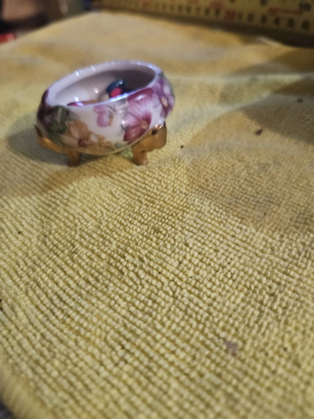 Small floral trinket dish - photo 3