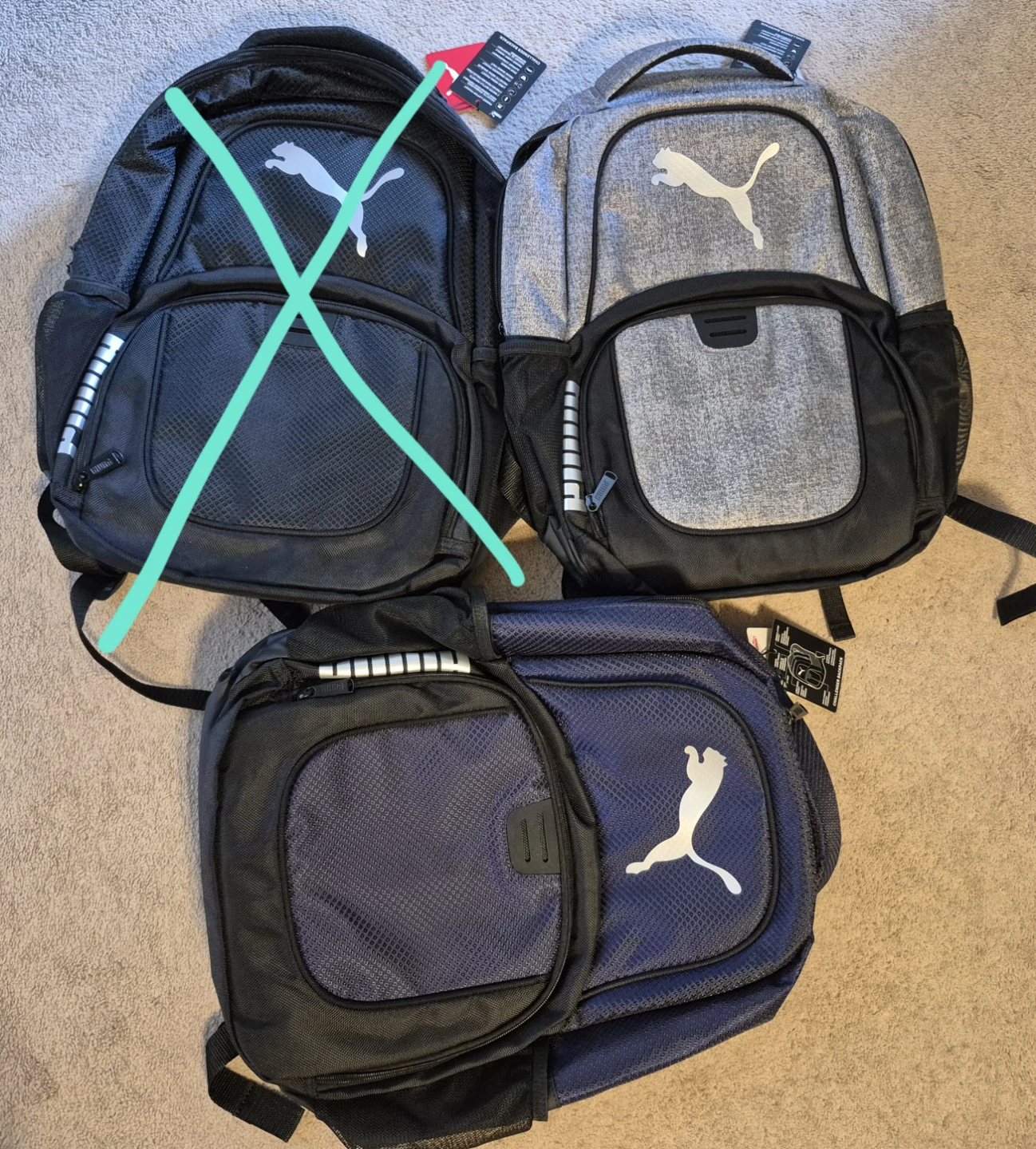 Brand new Puma Backpacks
