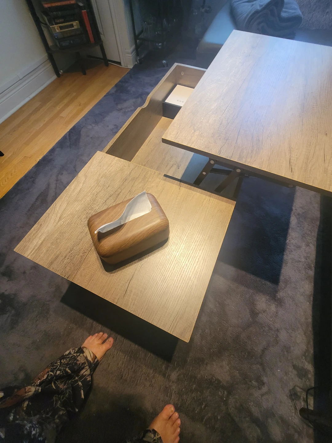 Lift-Top Coffee Table with Storage - photo 4