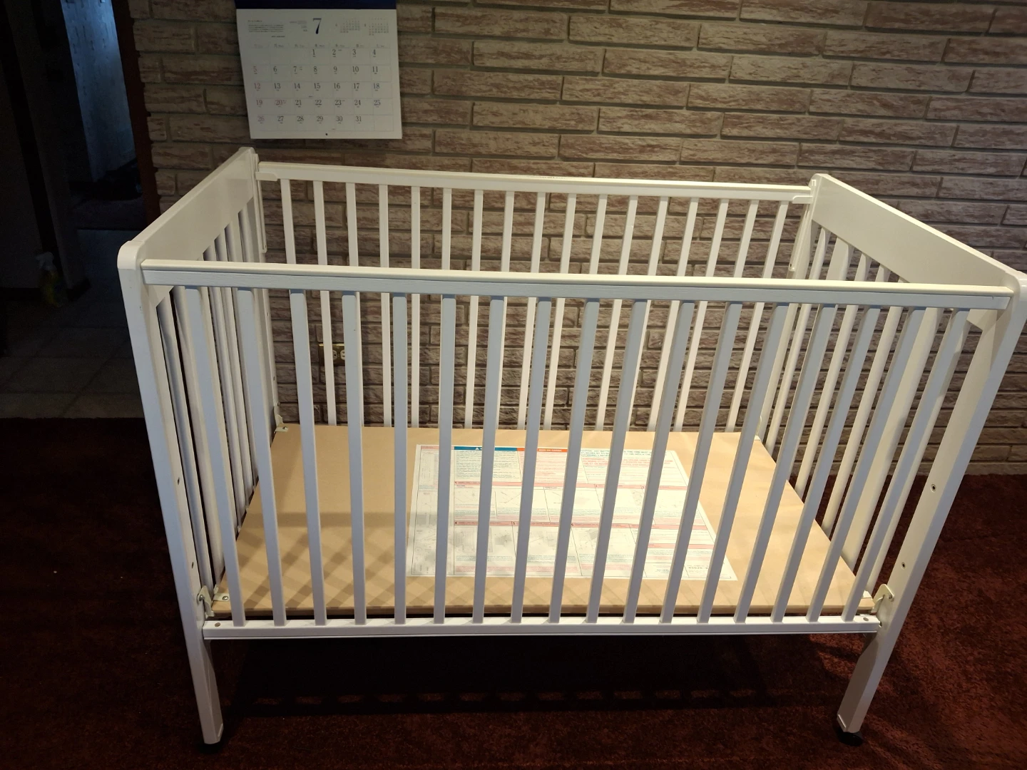White Baby Crib