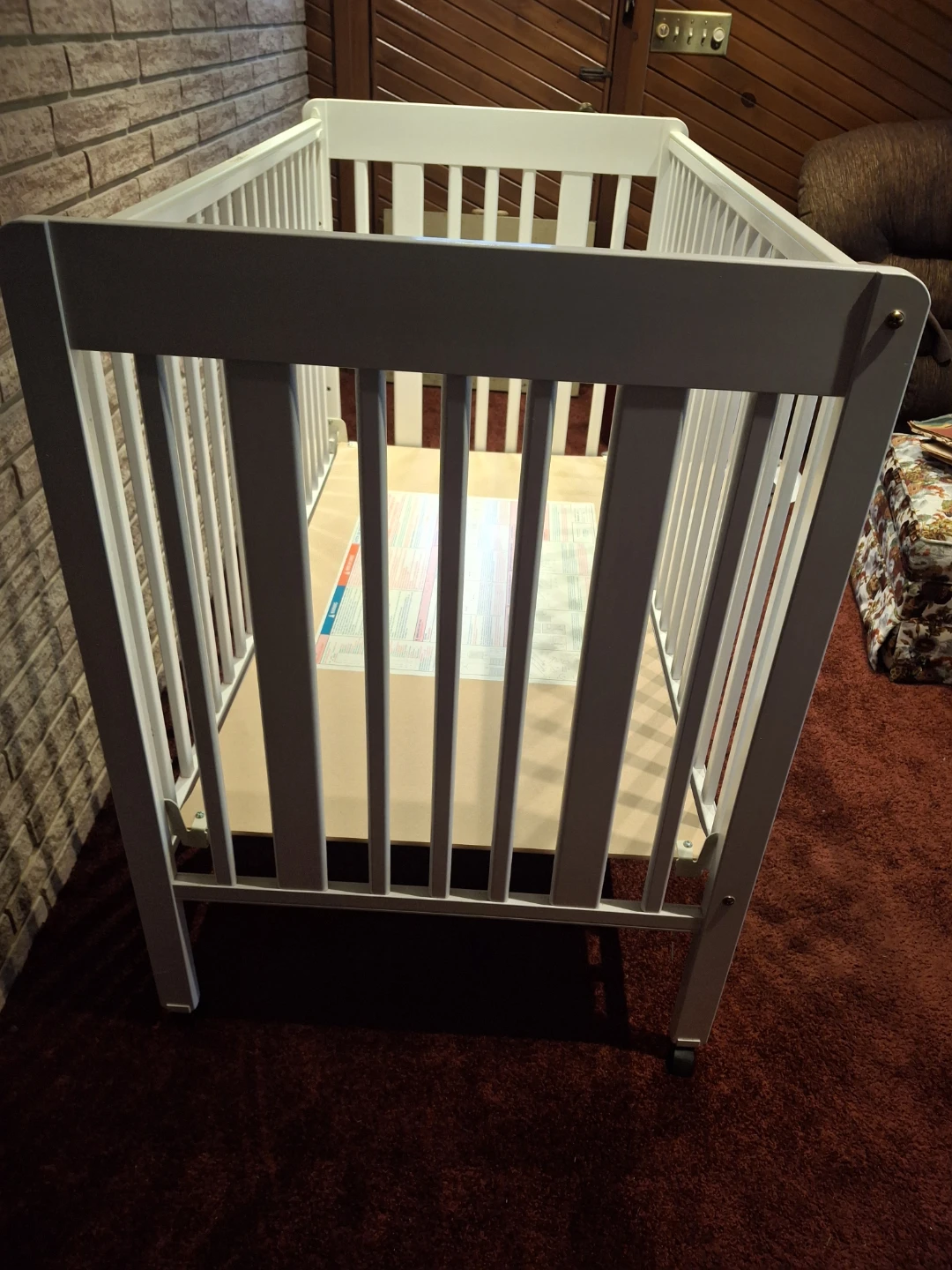 White Baby Crib - photo 3