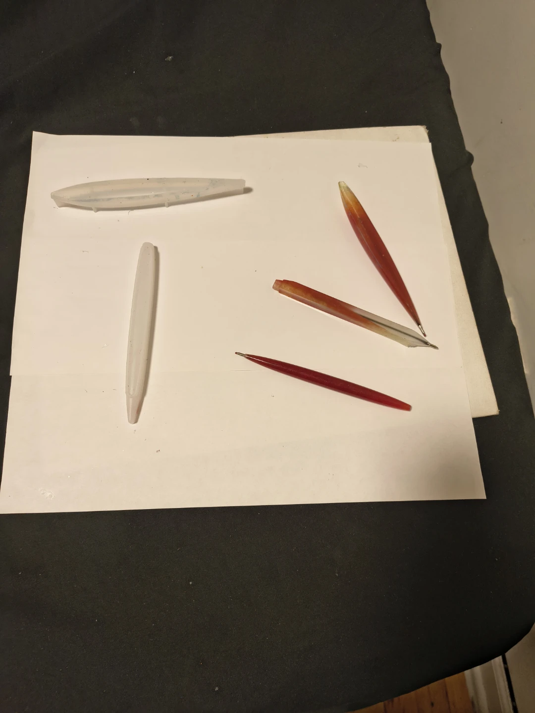 Assorted Plastic and Glass Writing Nibs