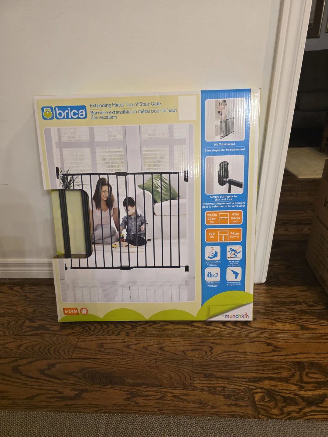 Brica by Munchkin Extending Metal Top of Stair Gate - photo 5
