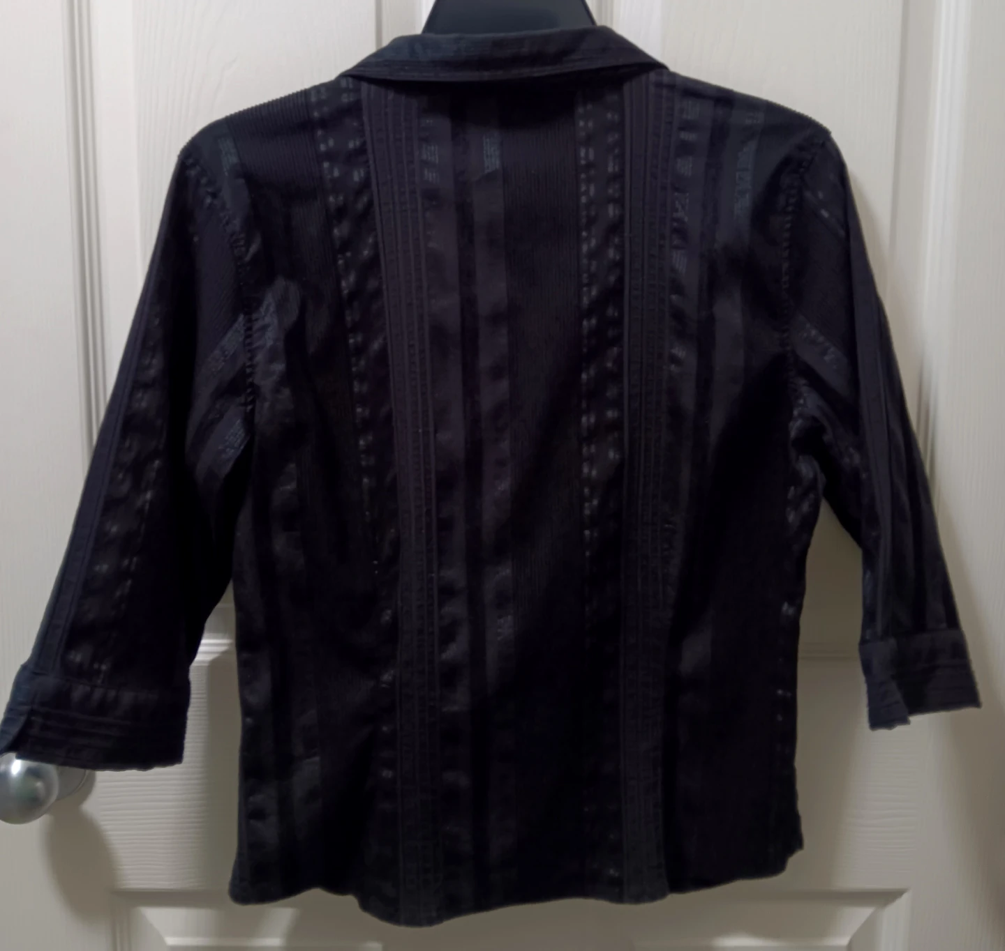 🧥Mariposa Black Zipper-Up Shirt 🧥 - photo 2