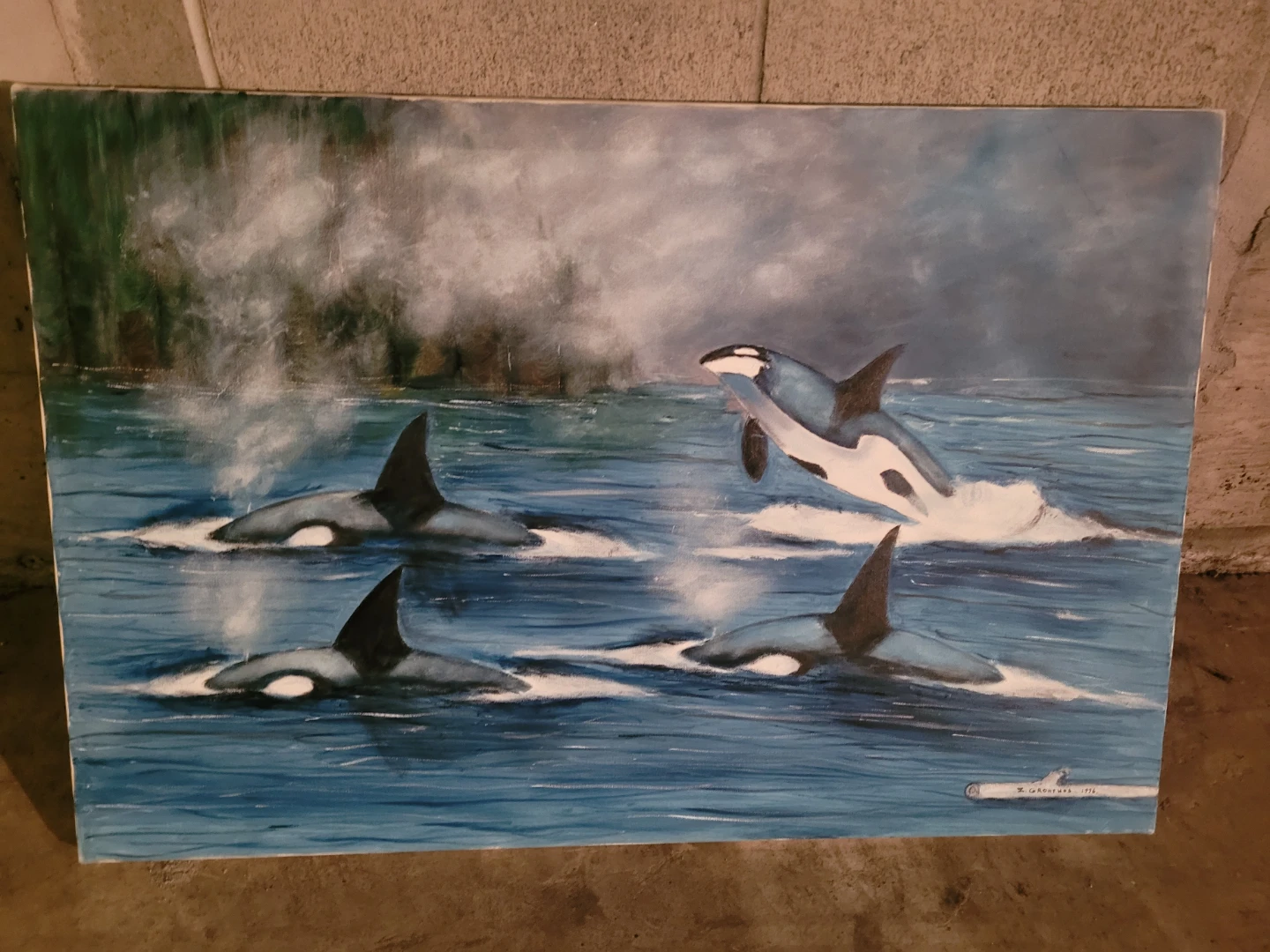 Orca Whale Painting