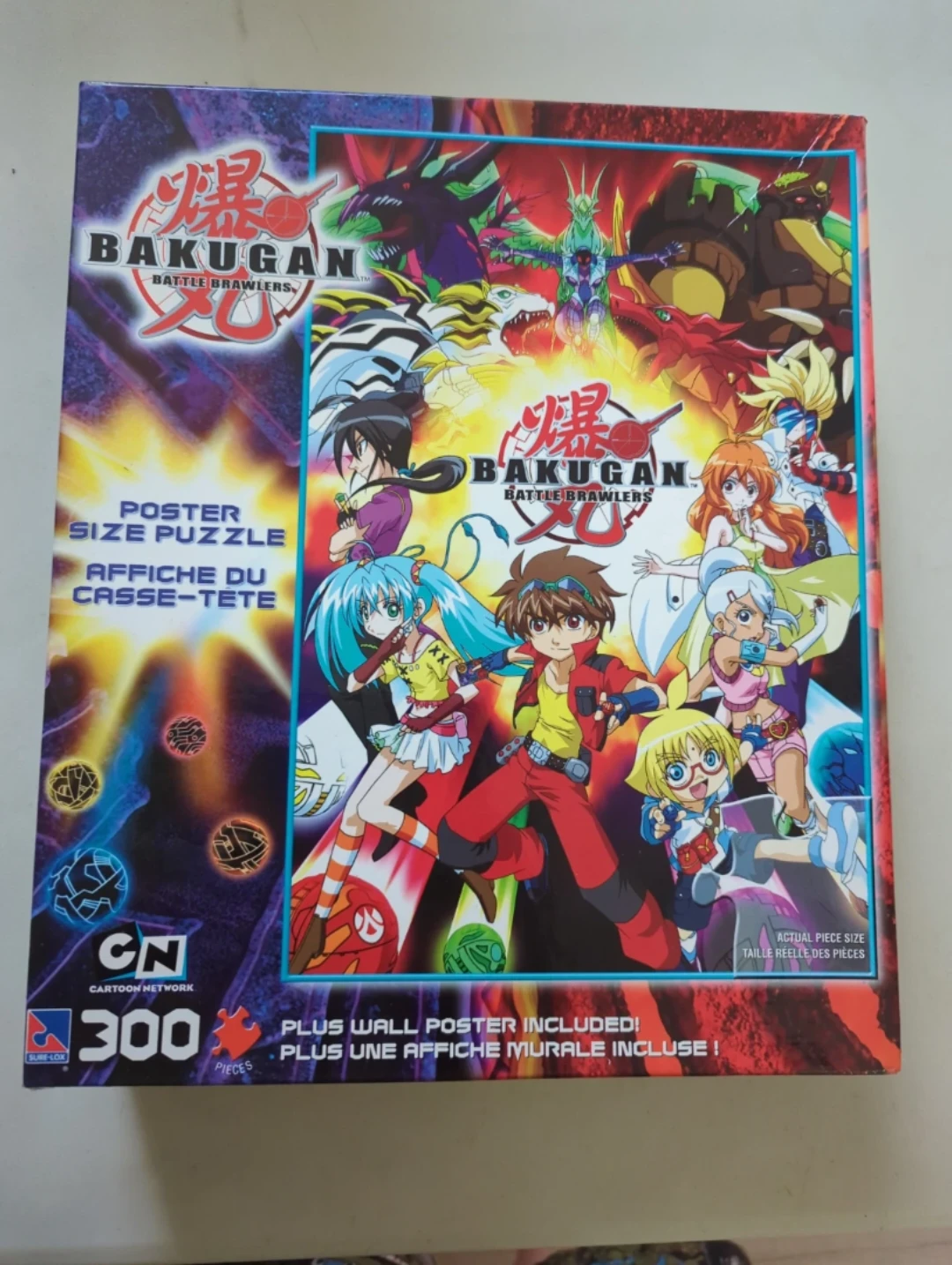 Bakugan Battle Brawlers 300 Piece Jigsaw Puzzle with Poster
