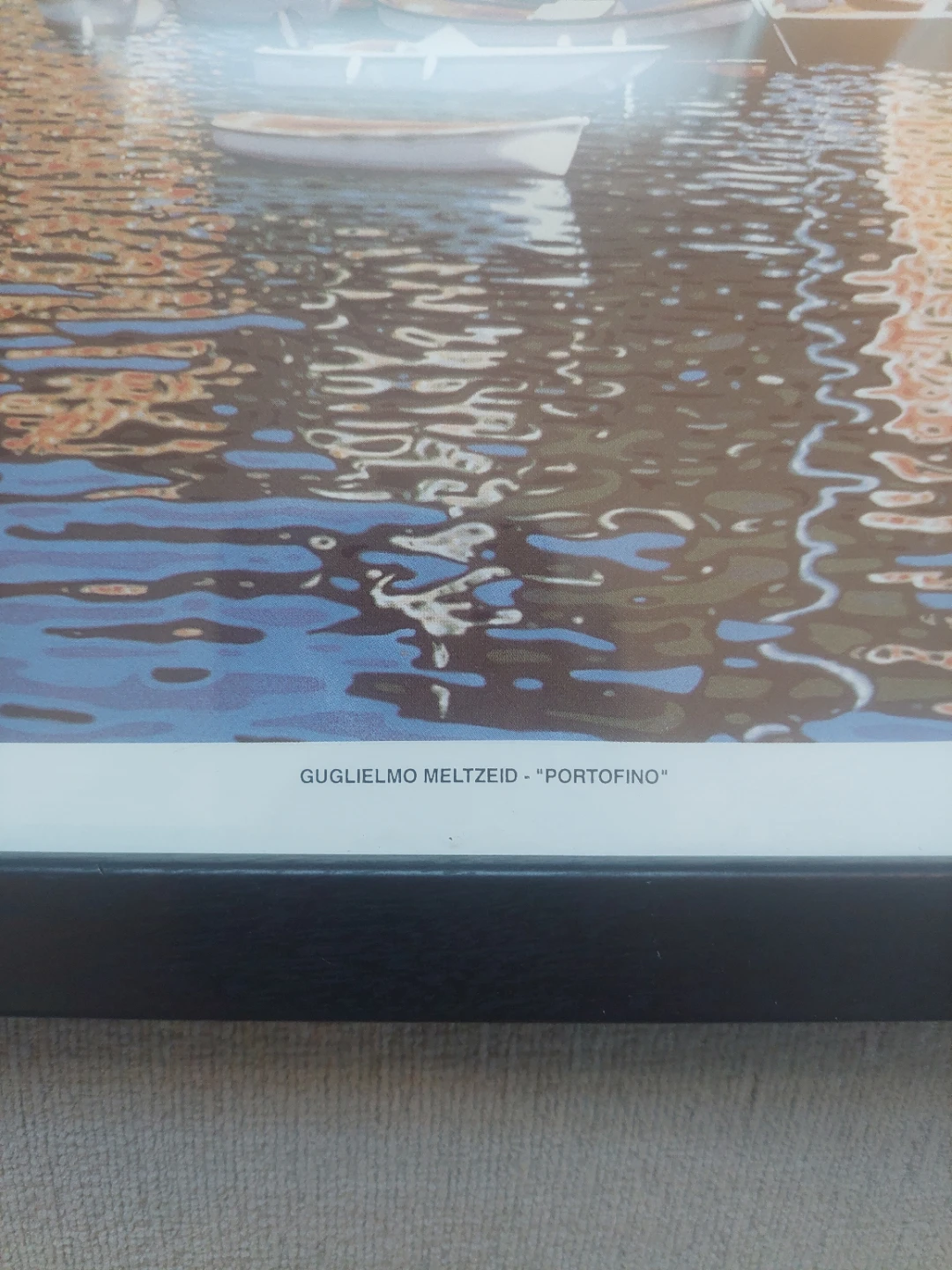 Guglielmo Meltzoid "Portofino" Framed Print 10.5" x 10.5" - photo 3